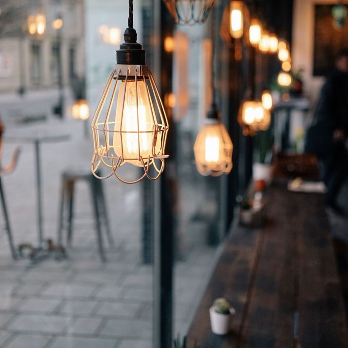 Terrasse la nuit tombé